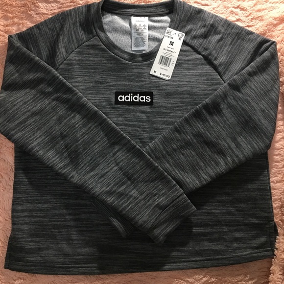 NWT Adidas cropped sweatshirt - Picture 3 of 4